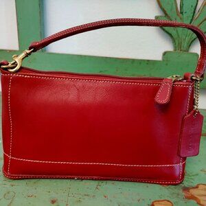 Vintage COACH Bleeker 9311 in Red EUC